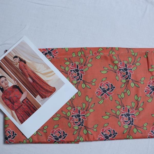 UBZ-007 2 Piece Printed Lawn Un-Stitched Suit